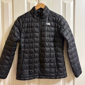 The North Face Women's ThermoBall Eco Insulated Black Jacket Size Medium